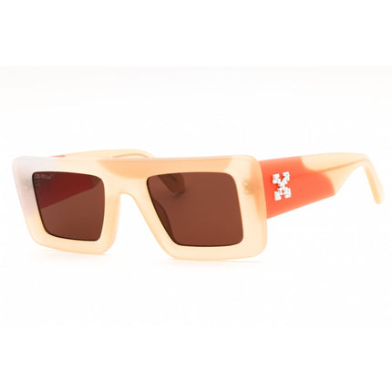 Off-White Unisex Sunglasses - Multicolor Plastic Rectangular Frame | SEATTLE 11764 ,