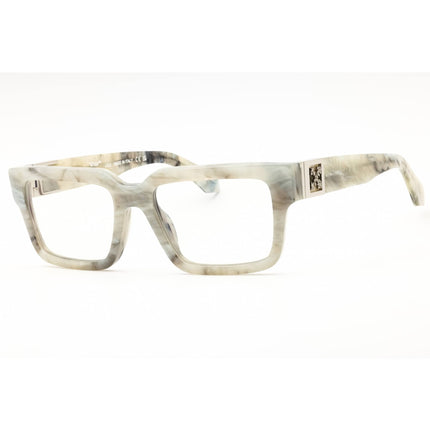 Off-White Unisex Eyeglasses - Marble Plastic Full Rim Square Frame | STYLE 15 0800 ,