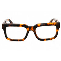 Off-White Unisex Eyeglasses - Havana Plastic Rectangular Shape Frame | STYLE 42 6000 ,