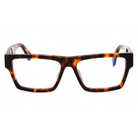 Off-White Unisex Eyeglasses - Havana Plastic Full Rim Square Frame | STYLE 46 6000 ,