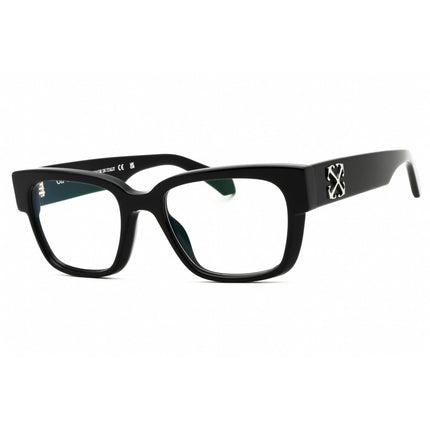 Off-White Unisex Eyeglasses - Black Plastic Full Rim Square Frame | STYLE 59 1000 ,