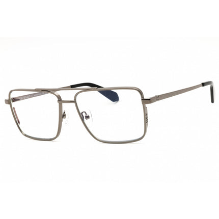 Off-White Men's Eyeglasses - Gunmetal Metal Full Rim Pilot Shape Frame | STYLE 66 7700 ,
