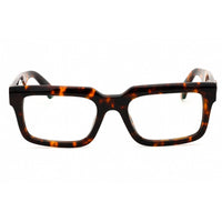 Off-White Unisex Eyeglasses - Havana Plastic Rectangular Shape Frame | STYLE 73 6000 ,