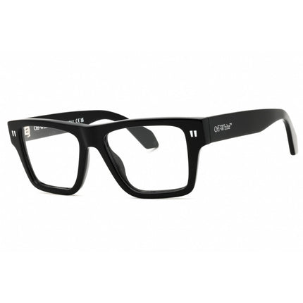 Off-White Unisex Eyeglasses - Black Plastic Full Rim Square Frame | STYLE 75 1000 ,