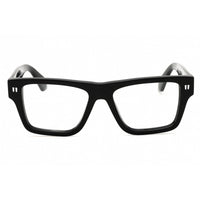 Off-White Unisex Eyeglasses - Black Plastic Full Rim Square Frame | STYLE 75 1000 ,