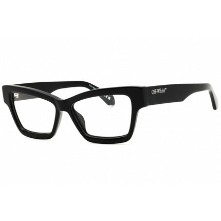 Off-White Women's Eyeglasses - Black Plastic Full Rim Cat Eye Frame | STYLE 77 1000 ,