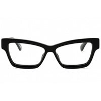 Off-White Women's Eyeglasses - Black Plastic Full Rim Cat Eye Frame | STYLE 77 1000 ,