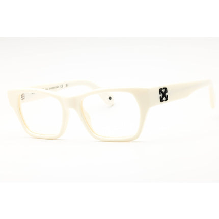 Off-White Women's Eyeglasses - White Plastic Full Rim Cat Eye Frame | STYLE 7E 0100 ,