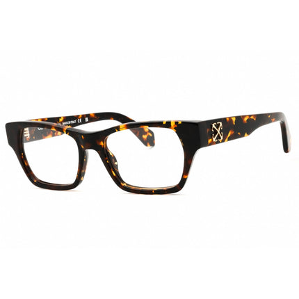 Off-White Women's Eyeglasses - Havana Plastic Full Rim Cat Eye Frame | STYLE 7E 6000 ,