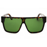 Off-White Unisex Sunglasses - Havana Acetate Full Rim Shield Frame | SYRACUSE 6055 ,