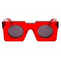 Off-White Unisex Sunglasses - Crystal Plastic Square Shape Frame | THE PANTHEON 2507 ,