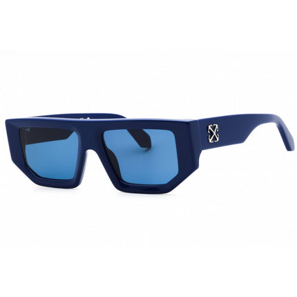 Off-White Unisex Sunglasses - Blue Plastic Rectangular Shape Frame | VANCOUVER 4545 ,