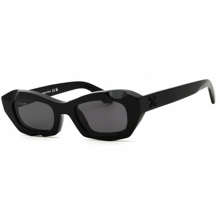 Off-White Women's Sunglasses - Black Plastic Full Rim Cat Eye Frame | VENEZIA 1007 ,