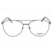 Pepe Jeans Women's Eyeglasses - Brown Metal Full Rim Aviator Shape Frame | PJ1293 C2 ,