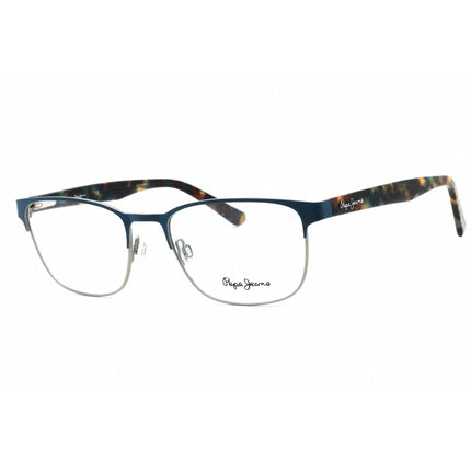 Pepe Jeans Unisex Eyeglasses - Blue Metal Rectangular Shape Frame | PJ1304 QUINCY C3 ,