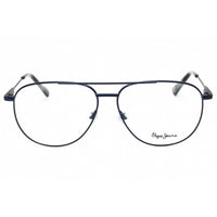 Pepe Jeans Men's Eyeglasses - Navy Metal Full Rim Aviator Frame | PJ1356 KAIDEN C2 ,