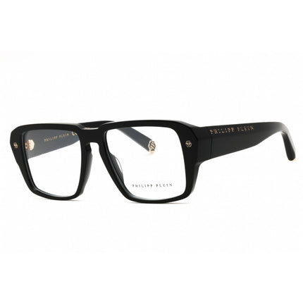 Philipp Plein Women's Eyeglasses - Shiny Black Plastic Full Rim Square | VPP081 0700 ,