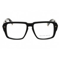 Philipp Plein Women's Eyeglasses - Shiny Black Plastic Full Rim Square | VPP081 0700 ,