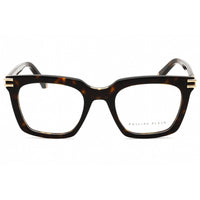 Philipp Plein Men's Eyeglasses - Shiny Dark Havana Square Shape Frame | VPP115M 0722 ,