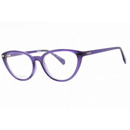Polaroid Core Women's Eyeglasses - Violet Plastic Cat Eye Frame | PLD D432 0B3V 00 ,