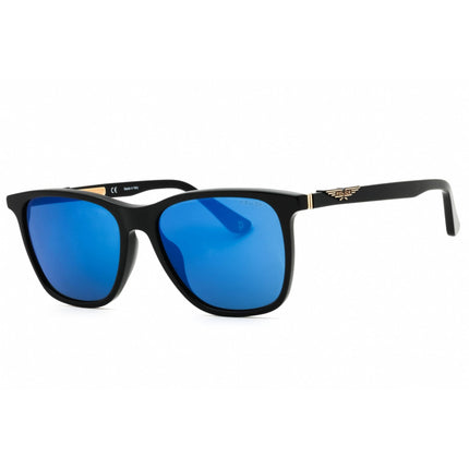 Police Men's Sunglasses - Shiny Black Acetate Full Rim Square Frame | SPL872 700B ,