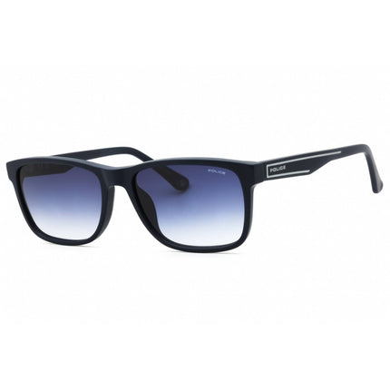 Police Men's Sunglasses - Dark Navy Acetate Full Rim Square Shape Frame | SPLB40N 0C03 ,