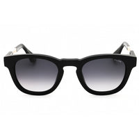 Police Men's Sunglasses - Shiny Black Acetate Full Rim Panthos Frame | SPLF70 0700 ,