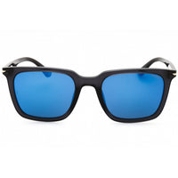 Police Men's Sunglasses - Shiny Transparent Dark Grey Full Rim Square | SPLL80 705B ,