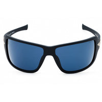 Police Men's Sunglasses - Dark Navy Full Rim Sport Wraparound Frame | SPLN37M 0C03 ,