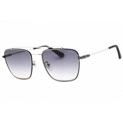 Police Men's Sunglasses - Shiny Palladium Metal Full Rim Pilot Frame | SPLN38 0579 ,