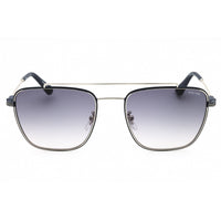 Police Men's Sunglasses - Shiny Palladium Metal Full Rim Pilot Frame | SPLN38 0579 ,