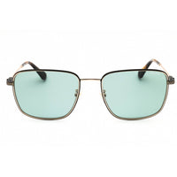 Police Men's Sunglasses - Shiny Rose Gold Metal Full Rim Square Frame | SPLP26 0300 ,