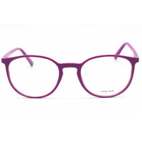 Police Women's Eyeglasses - Semi Matte Violet Full Rim Round Shape Frame | V1973 0GEA ,