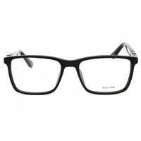 Police Men's Eyeglasses - Shiny Black Acetate Full Rim Rectangular Frame | VPL886 0700 ,