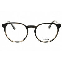 Police Men's Eyeglasses - Havana/Crystal Plastic Full Rim Round Frame | VPLF10 09W2 ,