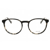 Police Men's Eyeglasses - Havana/Crystal Plastic Full Rim Round Frame | VPLF10M 09W2 ,