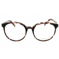 Police Women's Eyeglasses - Shiny Havana Acetate Full Rim Round Frame | VPLF28M 05AW ,