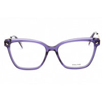 Police Women's Eyeglasses - Shiny Transparent Purple Full Rim Cat Eye | VPLG28 06SC ,