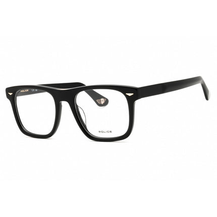 Police Men's Eyeglasses - Shiny Black Plastic Full Rim Square Frame | VPLL72E 700V ,
