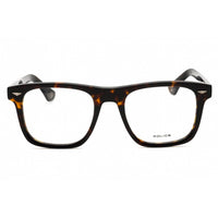 Police Men's Eyeglasses - Shiny Dark Havana Plastic Full Rim Square | VPLL72E 722V ,