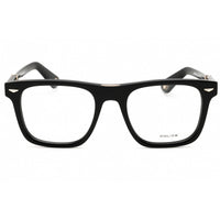Police Men's Eyeglasses - Shiny Black Acetate Full Rim Square Frame | VPLL72M 0700 ,