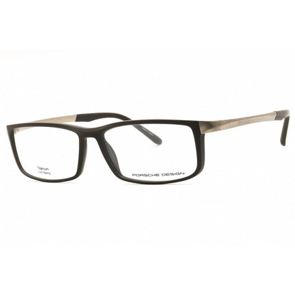 Porsche Men's Eyeglasses - Grey Injected Propionate Full Rim Rectangular | P8228 C ,