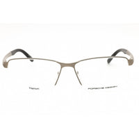 Porsche Men's Eyeglasses - Titanium Rectangular Shape Frame Clear Demo Lens | P8274 A ,