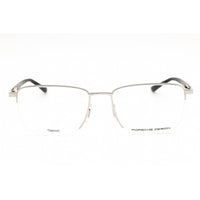 Porsche Men's Eyeglasses - Palladium/Black Titanium Square Shape 54mm Frame | P8730 B ,