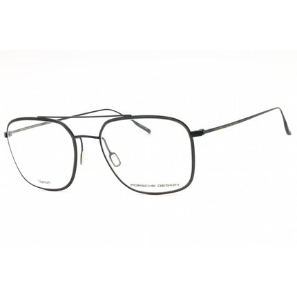 Porsche Men's Eyeglasses - Blue/Grey Titanium Full Rim Pilot Shape Frame | P8749 D ,
