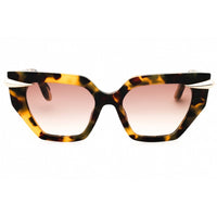 Roberto Cavalli Women's Sunglasses - Shiny Havana Cat Eye Shape Frame | SRC001M 0AGG ,