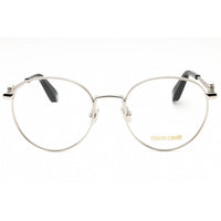 Roberto Cavalli Women's Eyeglasses - Shiny Palladium Metal Round Frame | VRC047 0579 ,