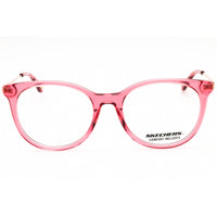 Skechers Women's Eyeglasses - Shiny Pink Acetate Full Rim Round Frame | SE2167 072 ,
