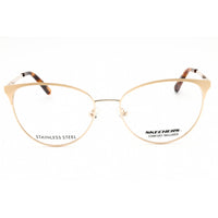 Skechers Women's Eyeglasses - Pale Gold Metal Full Rim Cat Eye Frame | SE2212 032 ,