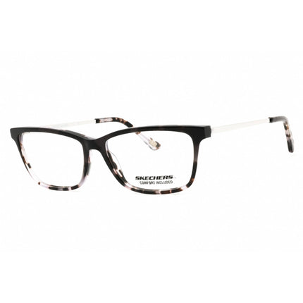 Skechers Women's Eyeglasses - Shiny Black Acetate Full Rim Cat Eye Frame | SE50033 001 ,
